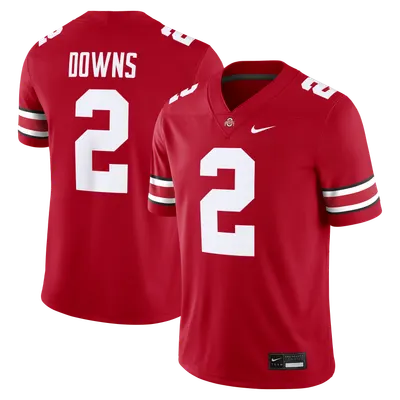 Caleb Downs Ohio State Buckeyes Game Jersey - Scarlet