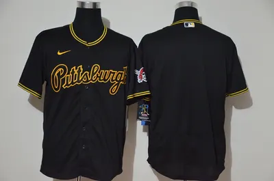 Pittsburgh Pirates Blank Pullover Limited Throwback Flex Base Jersey - Black