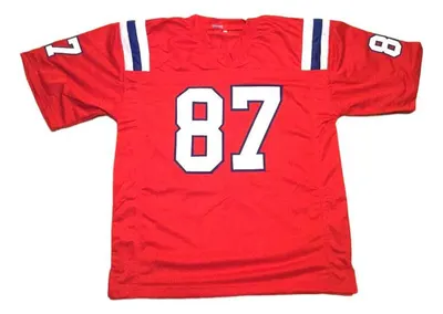 Rob Gronkowski Custom Unsigned Red Limited Jersey