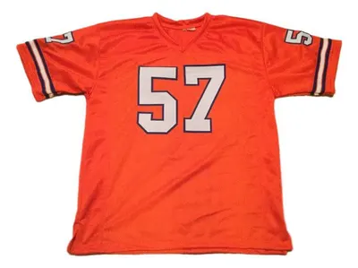 Tom Jackson Custom Unsigned Orange Limited Jersey